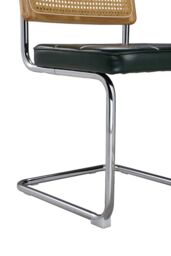 Living and Home 2Pcs Vintage Dining Chairs in Green - thumbnail 3