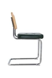Living and Home 2Pcs Vintage Dining Chairs in Green - thumbnail 9
