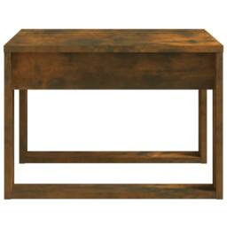 Berkfield Home Side Table Smoked Oak 50x50x35 cm Engineered Wood in Brown - Size: 50 x 50 x 35 cm - thumbnail 6