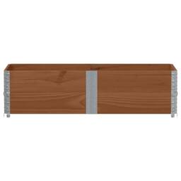 Berkfield Home Garden Planter Brown 150x50 cm Solid Wood Pine - thumbnail 3