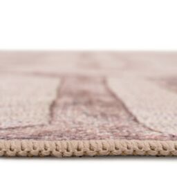 Kukoon Beige Contemporary Abstract Soft Chenille Washable Living Room Area Rug - Size: 120 cm x 170 cm - thumbnail 4