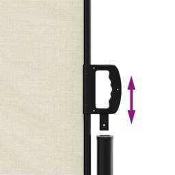 Berkfield Home Retractable Side Awning Cream 160x300 cm - thumbnail 6