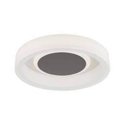 Netlighting Moca Flush 36cm Round 30W LED 4000K 1900lm White Mocha 3yrs Warranty - thumbnail 1
