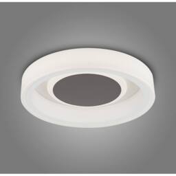 Netlighting Moca Flush 36cm Round 30W LED 4000K 1900lm White Mocha 3yrs Warranty - thumbnail 2