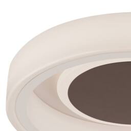 Netlighting Moca Flush 36cm Round 30W LED 4000K 1900lm White Mocha 3yrs Warranty - thumbnail 4