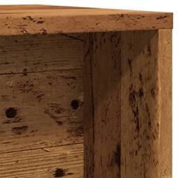 Berkfield Home Nesting Coffee Tables 2 pcs Old Wood Engineered Wood in Brown - thumbnail 8