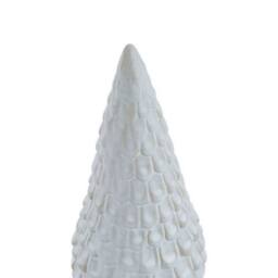 Lemon Pavilion Furniture and Decor Snowy Spruce Tree - Ceramic - L8 x W8 x H18 cm - White - thumbnail 2