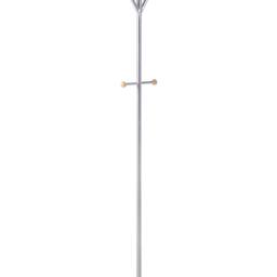 Wyld and Coco Silver Coat Rack 130 cm Freestanding Powder Coat Steel Curved Fir - thumbnail 2