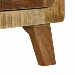 Berkfield Home Gorgeous Coffee Table 80x54x45 cm Solid Wood Rough Mango in Brown - Size: 80 x 54 x 45 cm - thumbnail 7