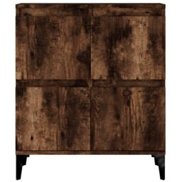 Berkfield Home Sideboard Smoked Oak 60x35x70 cm Engineered Wood in Brown - Size: 60 x 35 x 70 cm - thumbnail 6