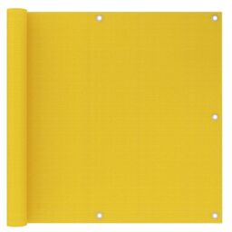 Berkfield Home Balcony Screen Yellow 90x300 cm HDPE - thumbnail 1