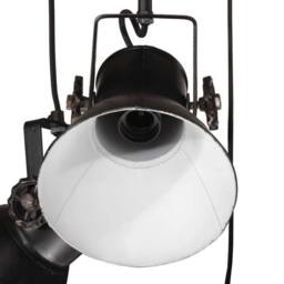 Berkfield Home Hanging Lamp 25 W Black 30x30x100 cm E27 - Size: 30 x 30 x 100 cm - thumbnail 4