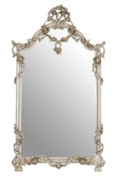 Orsina Juliet Rectangular Framed Wall Mirror in Gold - thumbnail 1