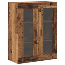 Berkfield Home Wall Mounted Cabinets 2 pcs Old Wood 69.5x34x90 cm Engineered Wood in Brown - thumbnail 7