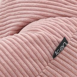 icon Kids Bean Bag, Dalton, Corduroy in Light Pink - thumbnail 3