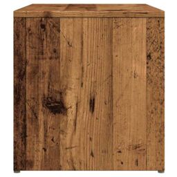 Berkfield Home Side Table Old Wood 59x36x38 cm Engineered Wood in Brown - Size: 59 x 36 x 38 cm - thumbnail 5