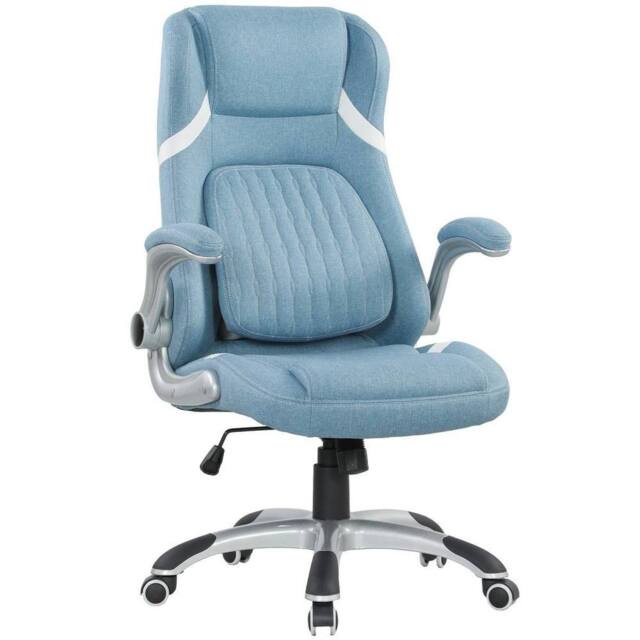 NESTLUNE Office Desk Chair w/ Adjustable Height Tilt Function Blue - Size: 100 cm x 100 cm - image 1