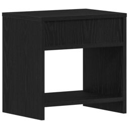 Berkfield Home Bedside Cabinets 2 pcs Black Oak 40x30x40 cm Engineered Wood - Size: 40 x 30 x 40 cm - thumbnail 8
