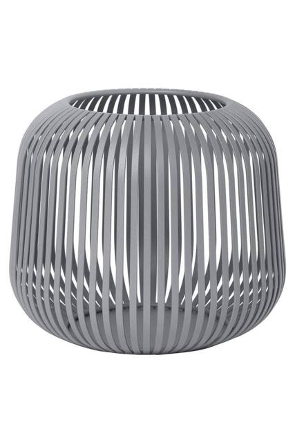 Blomus Lito Lantern Candle Holder Small - Steel Gray in Grey