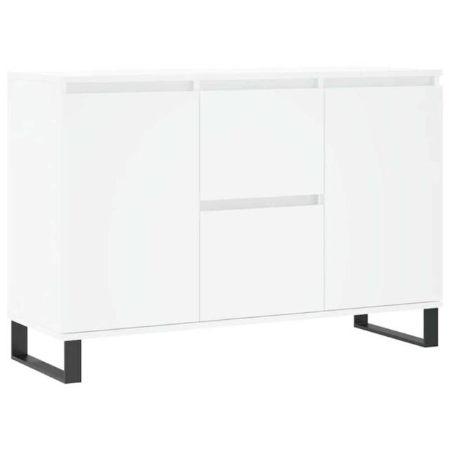 Berkfield Home Sideboard White 104x35x70 cm Engineered Wood - Size: 104 x 35 x 70 cm - image 1