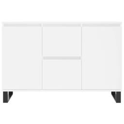 Berkfield Home Sideboard White 104x35x70 cm Engineered Wood - Size: 104 x 35 x 70 cm - thumbnail 5