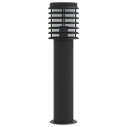 Berkfield Home Outdoor Floor Lamps 3pcs Black 60 cm Stainless Steel - thumbnail 5