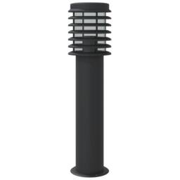 Berkfield Home Outdoor Floor Lamps 3pcs Black 60 cm Stainless Steel - thumbnail 6