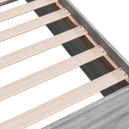 Berkfield Home Bed Frame without Mattress Grey Sonoma 90x200 cm - thumbnail 7
