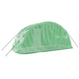 Berkfield Home Greenhouse with Steel Frame Green 10 m¬≤ 5x2x2.3 m - thumbnail 6