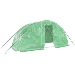 Berkfield Home Greenhouse with Steel Frame Green 10 m¬≤ 5x2x2.3 m - thumbnail 2