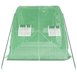 Berkfield Home Greenhouse with Steel Frame Green 10 m¬≤ 5x2x2.3 m - thumbnail 5