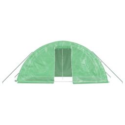 Berkfield Home Greenhouse with Steel Frame Green 10 m¬≤ 5x2x2.3 m - thumbnail 4