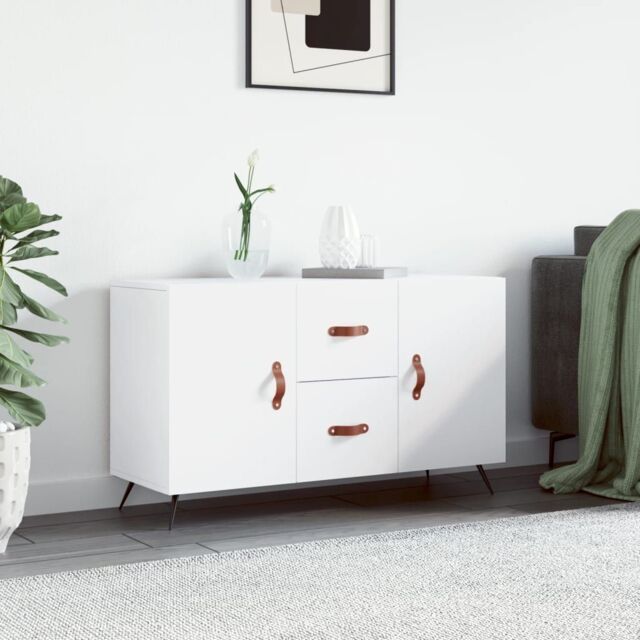 Berkfield Home Sideboard White 100x36x60 cm Engineered Wood - Size: 100 x 36 x 60 cm - image 1