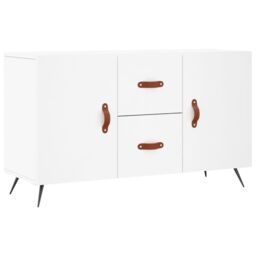 Berkfield Home Sideboard White 100x36x60 cm Engineered Wood - Size: 100 x 36 x 60 cm - thumbnail 2