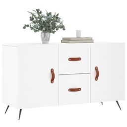 Berkfield Home Sideboard White 100x36x60 cm Engineered Wood - Size: 100 x 36 x 60 cm - thumbnail 3