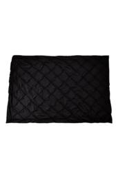 Living and Home Textured Pinch Pleat Duvet Cover Set 3 Pcs with Pillowcases in Black - Size: King - thumbnail 5