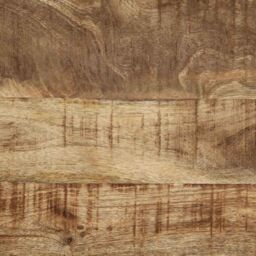 Berkfield Home Coffee Table 50x50x38 cm Solid Rough Wood Mango in Brown - Size: 50 x 50 x 38 cm - thumbnail 9