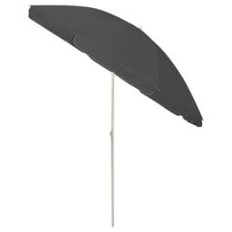 Berkfield Home Beach Umbrella Anthracite 240 cm in Black - thumbnail 3