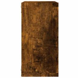 Berkfield Home Wall Cube Shelves 6 pcs Smoked Oak 30x15x30 cm in Brown - Size: 30 x 15 x 30 cm - thumbnail 7