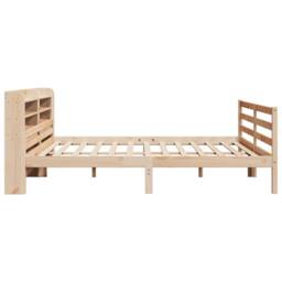 Berkfield Home Beautiful Bed Frame with Headboard without Mattress 200x200 cm in Light Tan - thumbnail 7