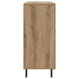 Berkfield Home Sideboard with Storage with Door Brown 90 x 34 x 80 cm Engineered wood - thumbnail 7