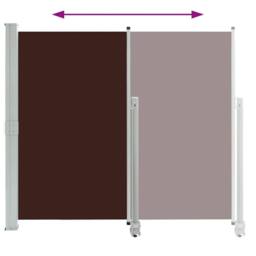Berkfield Home Patio Retractable Side Awning 140 x 300 cm Brown - thumbnail 4
