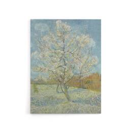 "Artery8 Van Gogh The Peach Tree Canvas Wall Art Print in Blue - Size: W18"" x H24""" - thumbnail 1