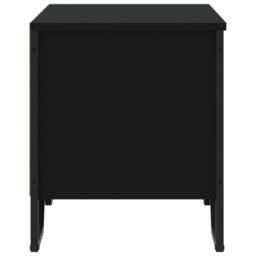 Berkfield Home Shoe Cabinet Black 90x38x45.5 cm Engineered Wood - thumbnail 5