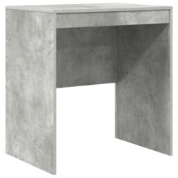 Berkfield Home Desk with Storage Concrete Grey Engineered Wood in Green - thumbnail 4