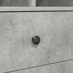 Berkfield Home Desk with Storage Concrete Grey Engineered Wood in Green - thumbnail 9