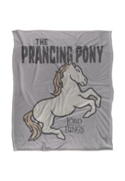 Warner Brothers Lord Of The Rings Officially Licensed Silky Touch Super Soft Throw Blanket 152 x 127 cm in White - thumbnail 1