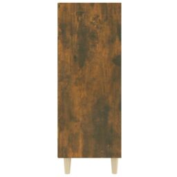 Berkfield Home Sideboard Smoked Oak 69.5x32.5x90 cm Engineered Wood in Brown - thumbnail 4
