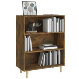 Berkfield Home Sideboard Smoked Oak 69.5x32.5x90 cm Engineered Wood in Brown - thumbnail 6