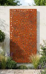F&G Supplies Moroccan Decorative Screen Wall Art 1.8m Tall in Brown - thumbnail 4